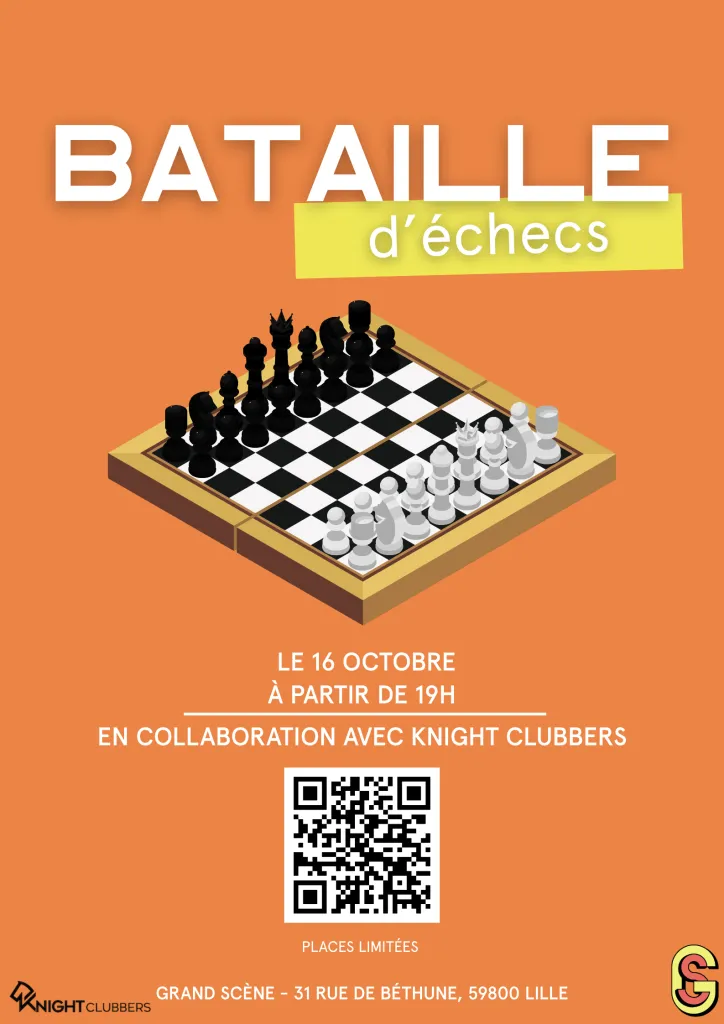 TOURNOI ÉCHECS GRAND SCÈNE